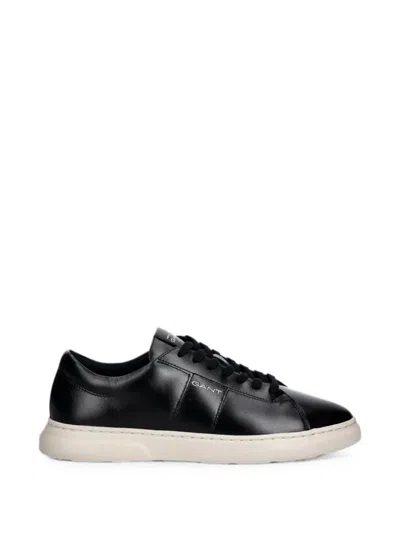 Gant Logo-print Sneakers In Black