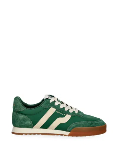 Gant Logo-print Sneakers In Green