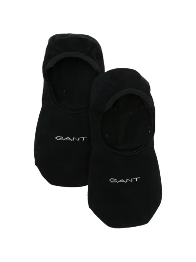 Gant Logo-print Socks (set Of Two) In Black