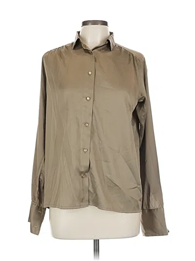 Pre-owned Gant Long Sleeve Blouse In Tan