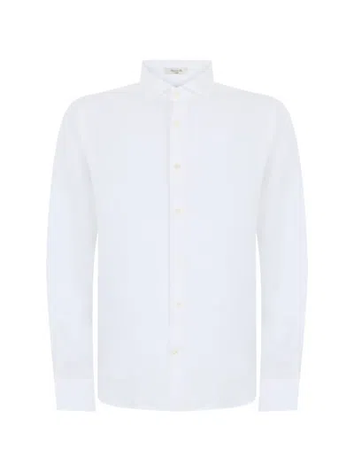 Gant Long-sleeve Button-down Shirt In White