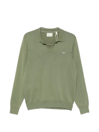 Gant Long-sleeve T-shirt In Green