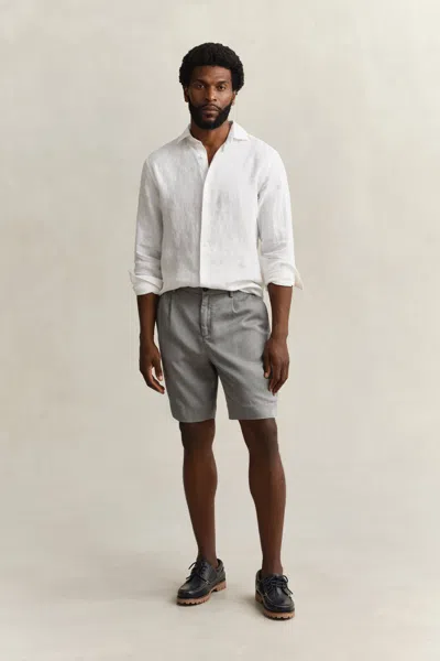 Gant Lyocell Shorts In Gray