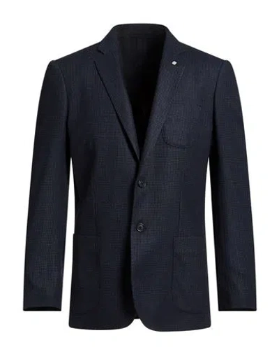 Gant Man Blazer Blue Size 50 Viscose, Polyester, Wool, Elastane