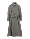 Gant Man Coat Charcoal Size L Wool, Polyester, Polyamide, Acrylic In Multi