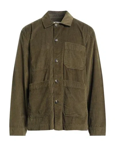 Gant Man Jacket Military Green Size Xl Cotton
