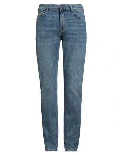 Gant Man Jeans Blue Size 34w-34l Cotton, Polyester, Elastane
