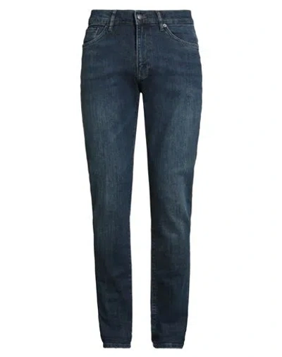 Gant Man Jeans Blue Size 35w-34l Cotton, Polyester, Elastane