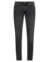 Gant Man Jeans Lead Size 35w-34l Cotton, Polyester, Elastane In Black