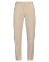 Gant Man Pants Beige Size 35w-34l Cotton, Elastane In Beige
