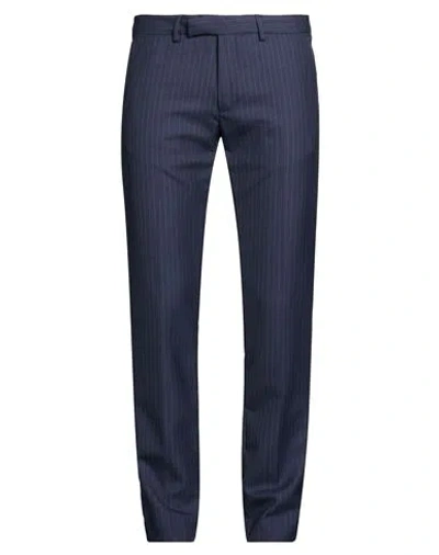 Gant Man Pants Blue Size 38 Wool, Elastane
