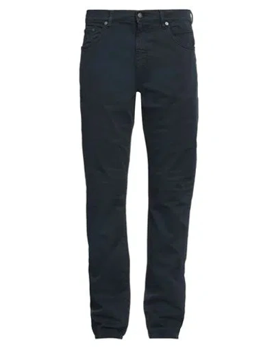 Gant Man Pants Midnight Blue Size 32w-34l Cotton, Elastane