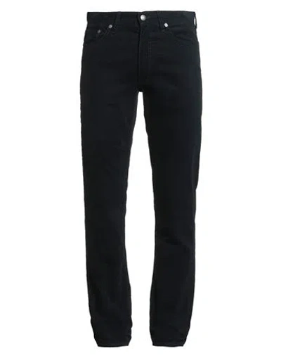 GANT GANT MAN PANTS NAVY SIZE 33W-34L COTTON, ELASTANE