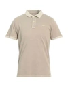 Gant Man Polo Shirt Beige Size Xxl Cotton