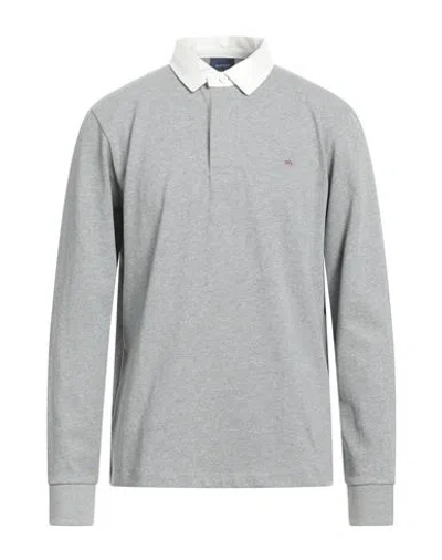 Gant Man Polo Shirt Grey Size 3xl Cotton