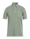 Gant Man Polo Shirt Military Green Size Xxl Cotton