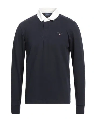 Gant Mens Extrafine Lambswool Rugger In 410 Marine