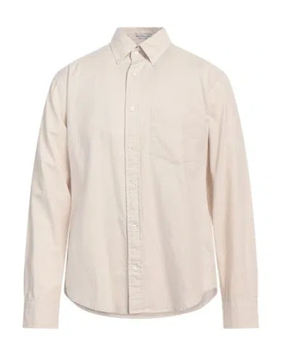 Gant Man Shirt Beige Size 17 ½ Organic Cotton