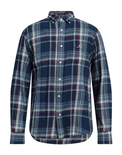 Gant Man Shirt Blue Size 3xl Cotton