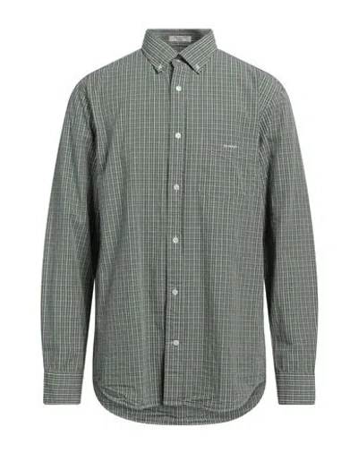 Gant Man Shirt Green Size 16 ½ Organic Cotton