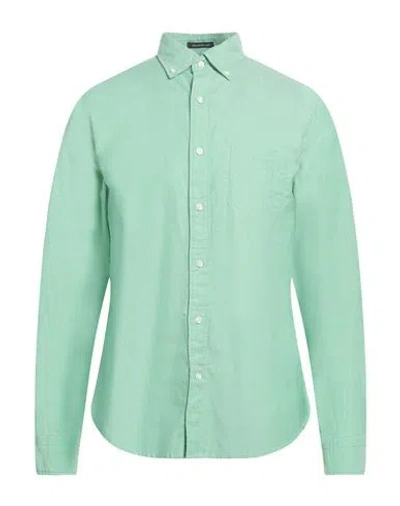 Gant Man Shirt Green Size Xxl Cotton