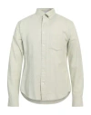 Gant Man Shirt Light Green Size 15 Organic Cotton