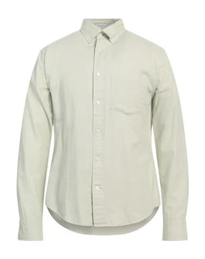 Gant Man Shirt Light Green Size 15 Organic Cotton