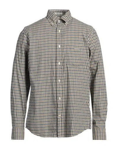 Gant Man Shirt Midnight Blue Size L Cotton