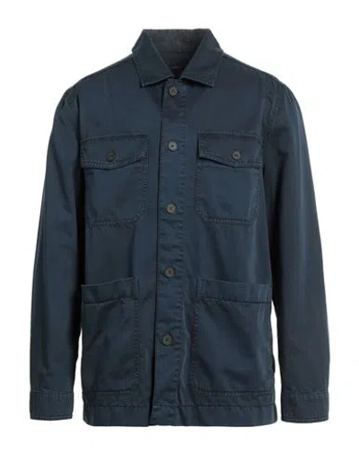 Gant Man Shirt Navy Blue Size Xxl Cotton