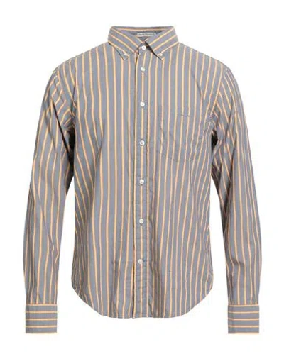 Gant Man Shirt Navy Size 15 ¾ Organic Cotton