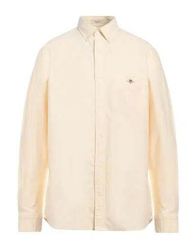 Gant Mens Regular Fit Long Sleeve Oxford Shirt In 257 Burnt Wheat