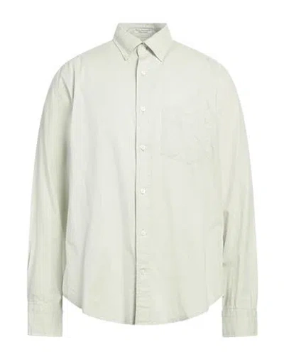 Gant Man Shirt Sage Green Size 17 ½ Organic Cotton