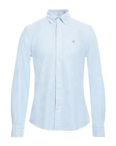 Gant Man Shirt Sky Blue Size 16 ½ Cotton
