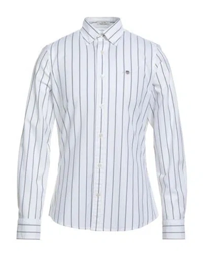 Gant Man Shirt White Size 15 ¾ Cotton, Elastane