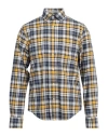 Gant Man Shirt Yellow Size 15 ¾ Organic Cotton In Multi