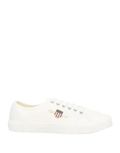 Gant Man Sneakers White Size 7 Textile Fibers