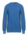 Gant Man Sweater Blue Size L Cotton