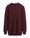 Gant Man Sweater Burgundy Size 3xl Wool, Viscose, Polyamide In Red