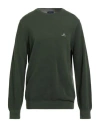 Gant Man Sweater Dark Green Size Xxl Cotton