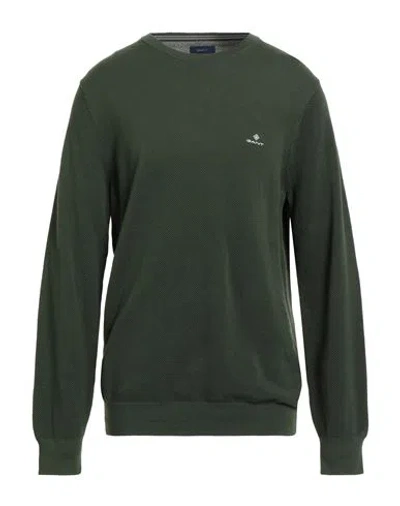 Gant Man Sweater Dark Green Size Xxl Cotton