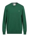 Gant Man Sweater Green Size Xl Lambswool