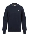 Gant Man Sweater Midnight Blue Size Xxl Cotton, Wool