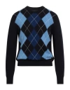 Gant Man Sweater Navy Size M Lambswool In Blue