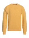Gant Man Sweater Yellow Size Xxl Wool, Polyamide In Yellow
