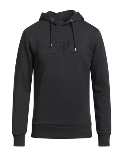 Gant Man Sweatshirt Black Size S Cotton, Polyester