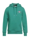 Gant Man Sweatshirt Green Size M Cotton, Polyester, Elastane