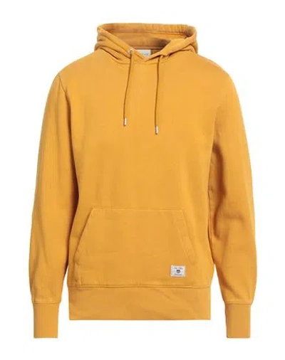 Gant Man Sweatshirt Mustard Size M Cotton, Polyester