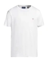 Gant Man T-shirt White Size Xxl Cotton