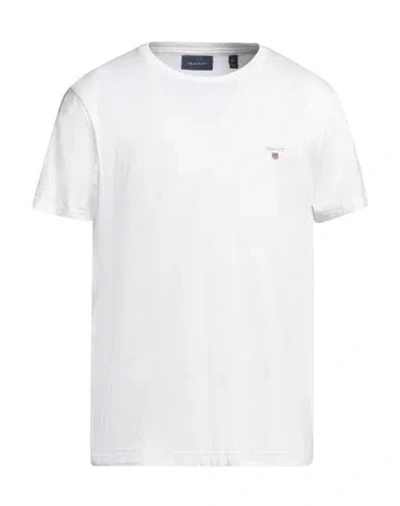 Gant Man T-shirt White Size Xxl Cotton