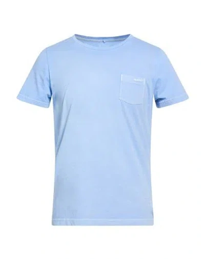 Gant Man T-shirt Light Blue Size S Cotton